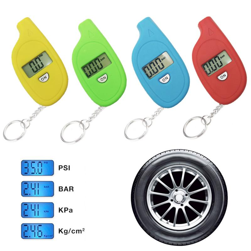 Portable Digital Car Tire Pressure Tester Keychain - Image 5