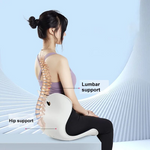 Back Support Memory Foam Seat Cushion