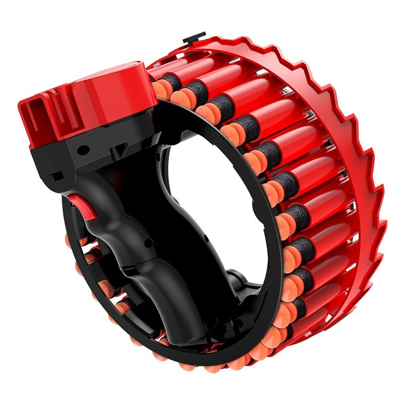 Electric Foam Bullet Firing Ring Gun Toy - Image 6