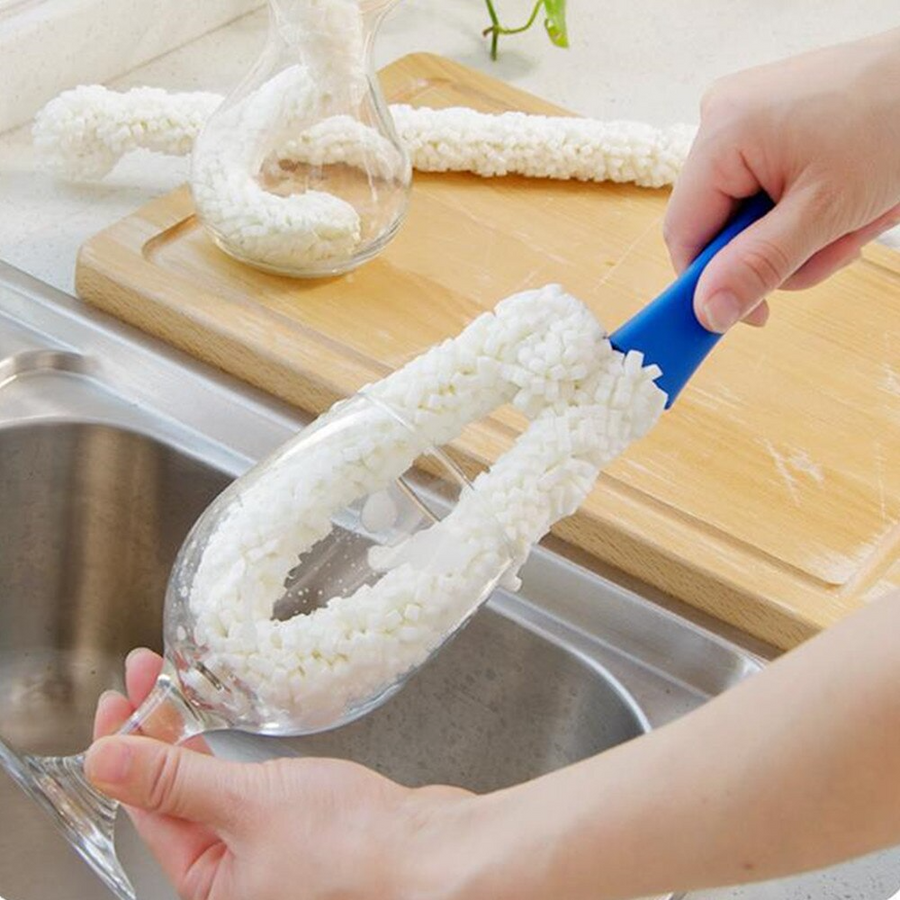 Long Handle Bendable Bottle Cleaning Brush - Image 0