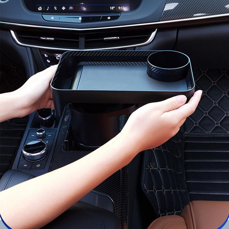 Adjustable Car Cup Holder Extender Tray - Image 2
