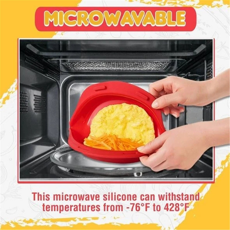 Non-Stick Microwave Omelette Maker - Image 4