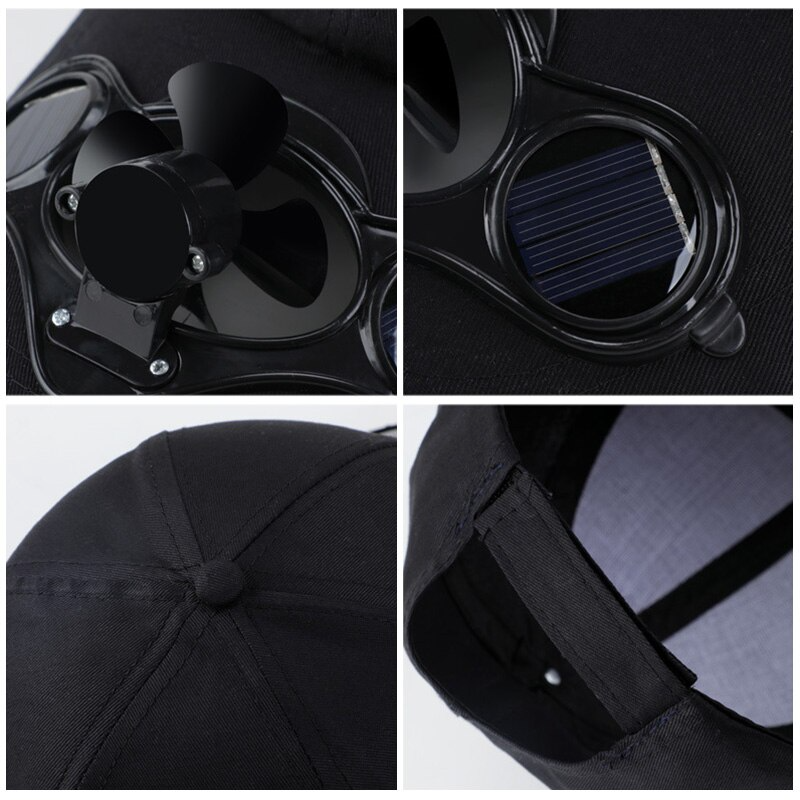 Solar Fan Summer Outdoor Baseball Hat - Image 6