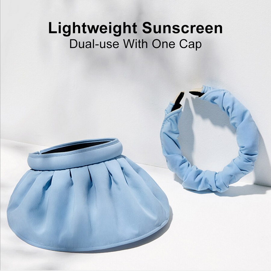 Multifunctional Foldable Shell Headband Beach Hat - Image 6