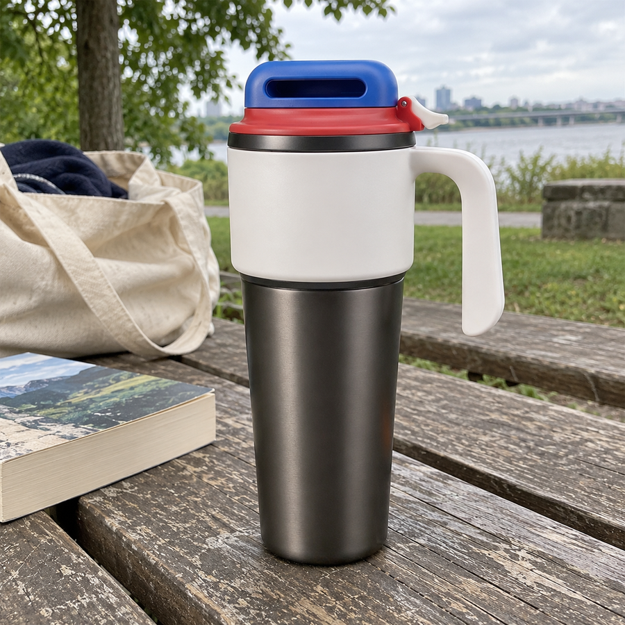 One Touch Insulated Water Bottle