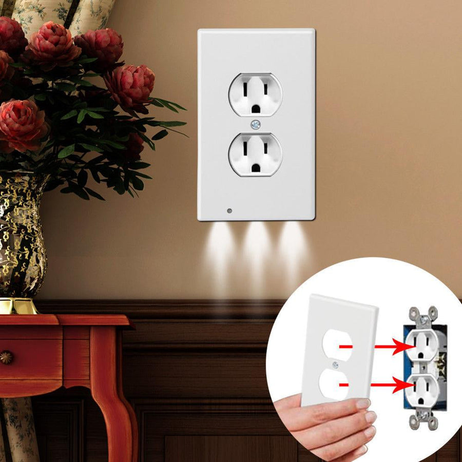 Outlet Cover Wall Plate With Led Night Lights - Image 3
