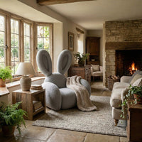 Bunny Ear Cozy Accent Lounge Chair - Image 2