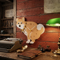 Shiba Squish Time Wall Clock - Image 1