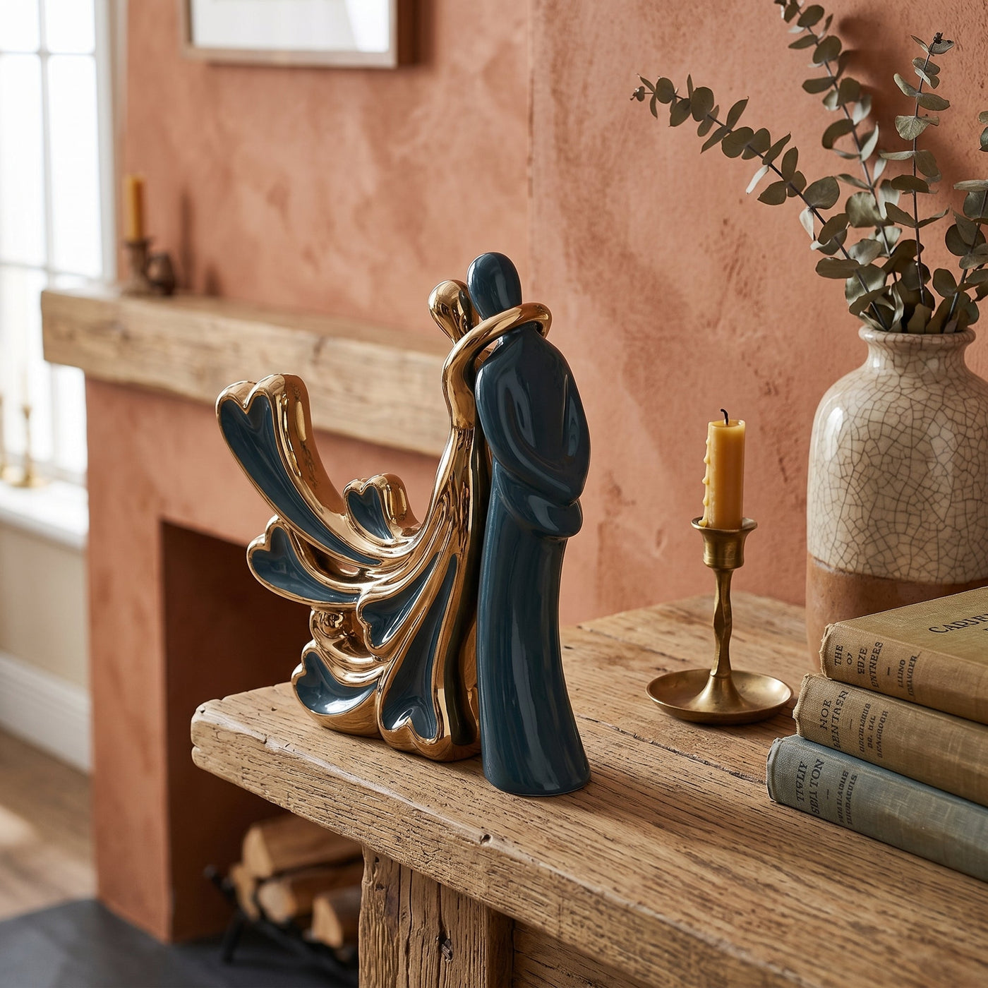 Romantic Couple Figurine Home Decor - Image 1