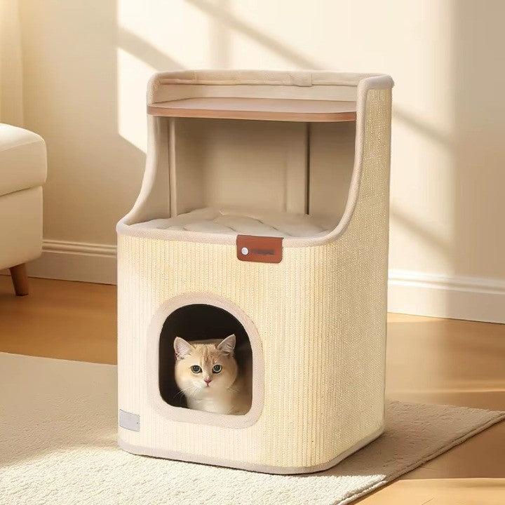 All-in-One Enclosed Cat House Side Table - Image 2