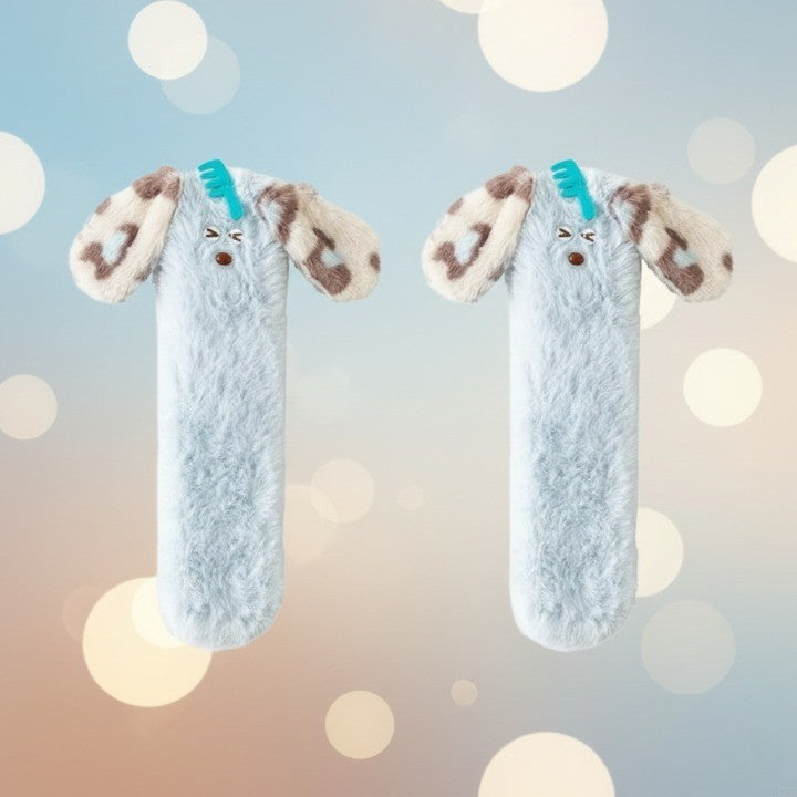 Soft Puppy Ears Fuzzy Warm Socks - Image 11