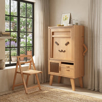 Hideaway Smile Folding Dining Table Storage Cabinet - Image 6