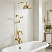Gold Swan Design Rainfall Shower System - Image 2