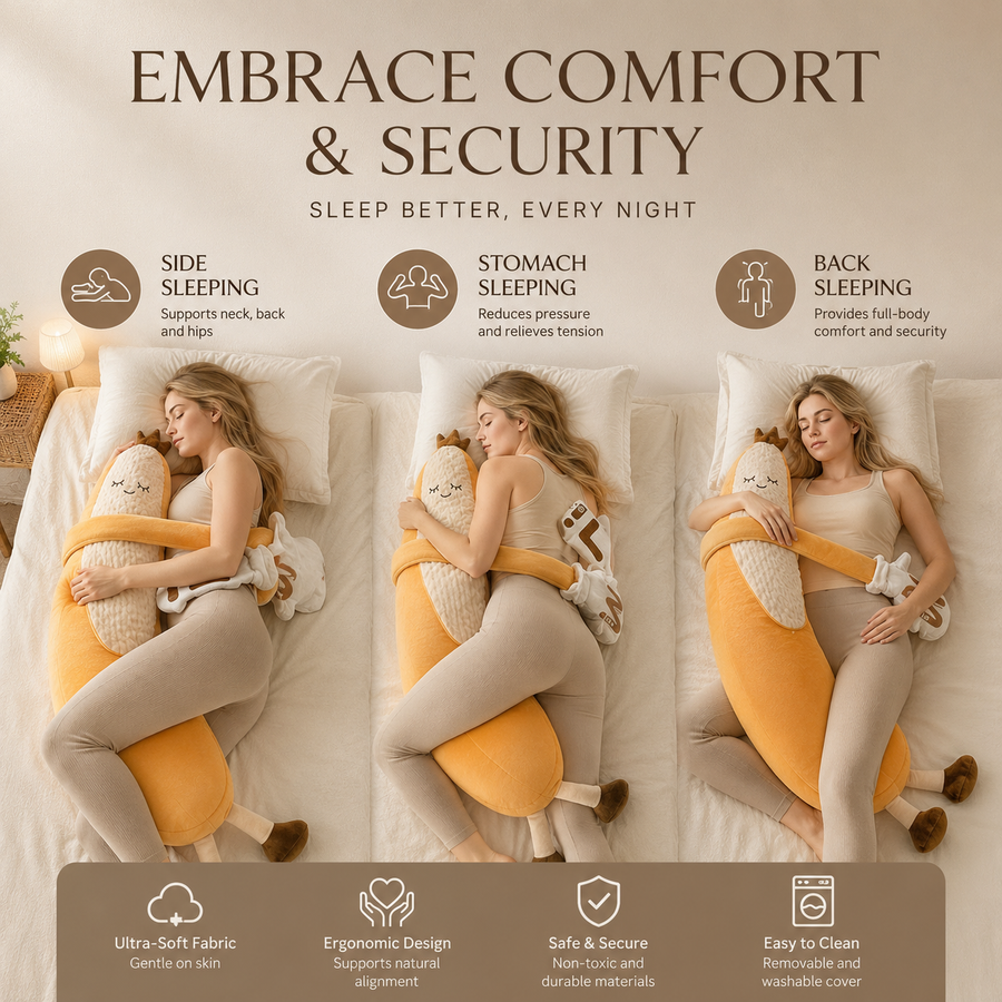 Sleep Buddy Relaxer Hugging Pillow