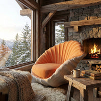 Seashell Accent Artistic Lounge Chair - Image 6