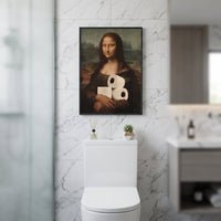 Restroom Renaissance Quirky Parody Bathroom Art Poster - Image 7