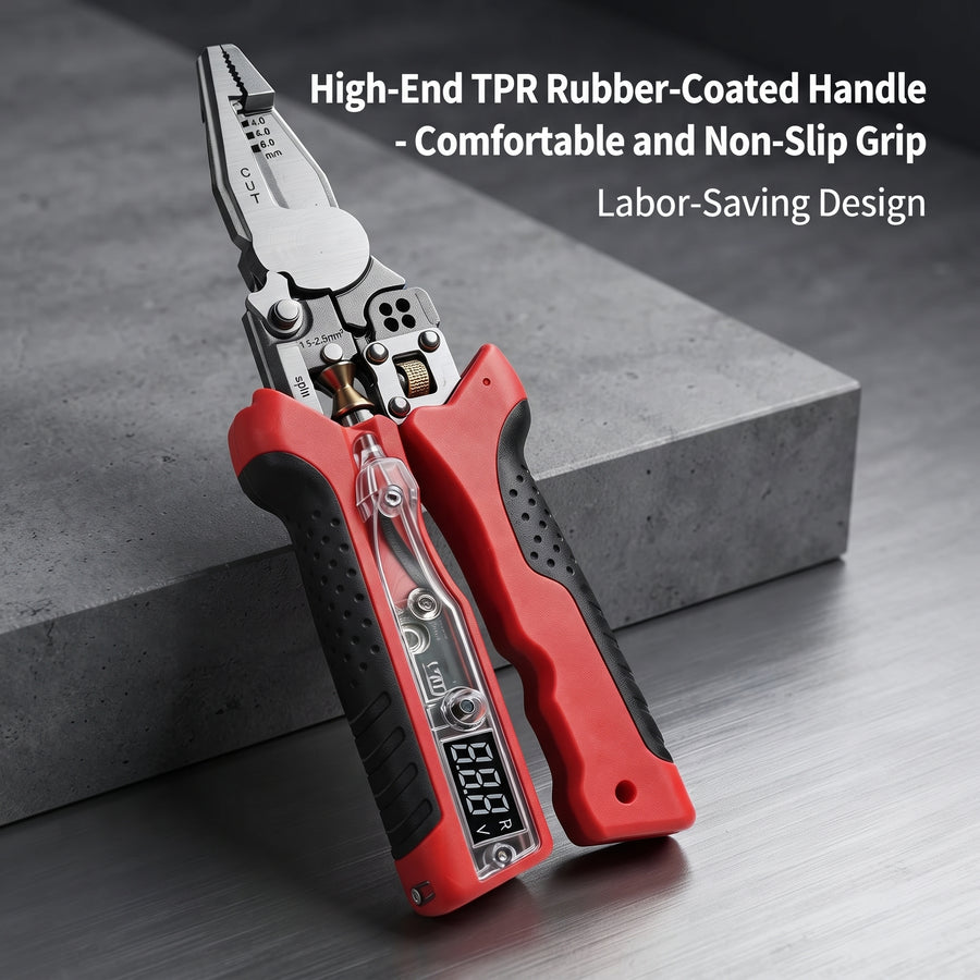 Wireworks Digital Voltage Tester Crimping Pliers