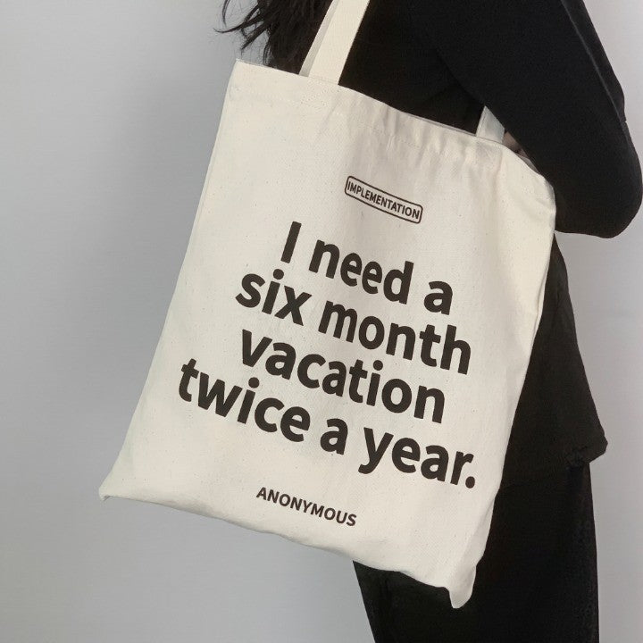 Vacation Mode Canvas Tote Bag