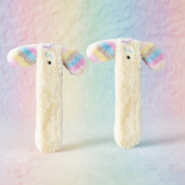 Soft Puppy Ears Fuzzy Warm Socks - Image 6