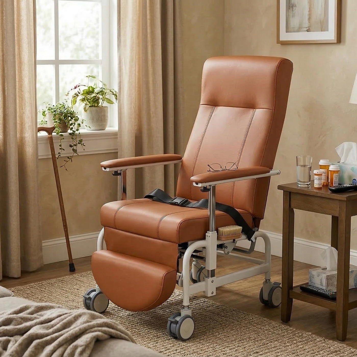 Adjustable Patient Recliner Chair Home Care Bed - Image 3