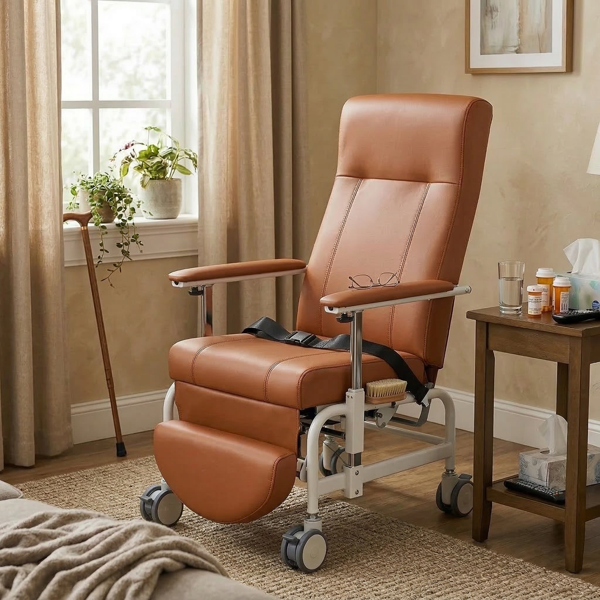 Adjustable Patient Recliner Chair Home Care Bed - Image 3