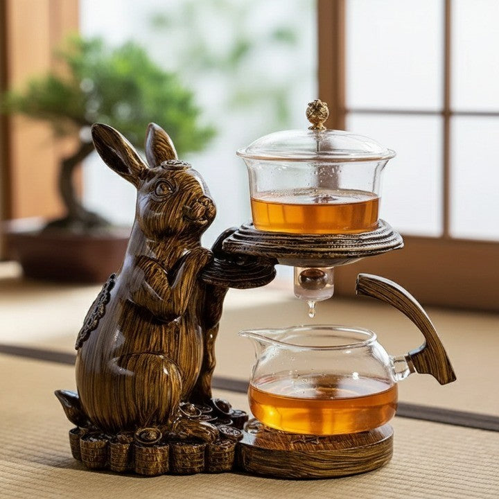 Nature Harmony Wooden Teapot - Image 0