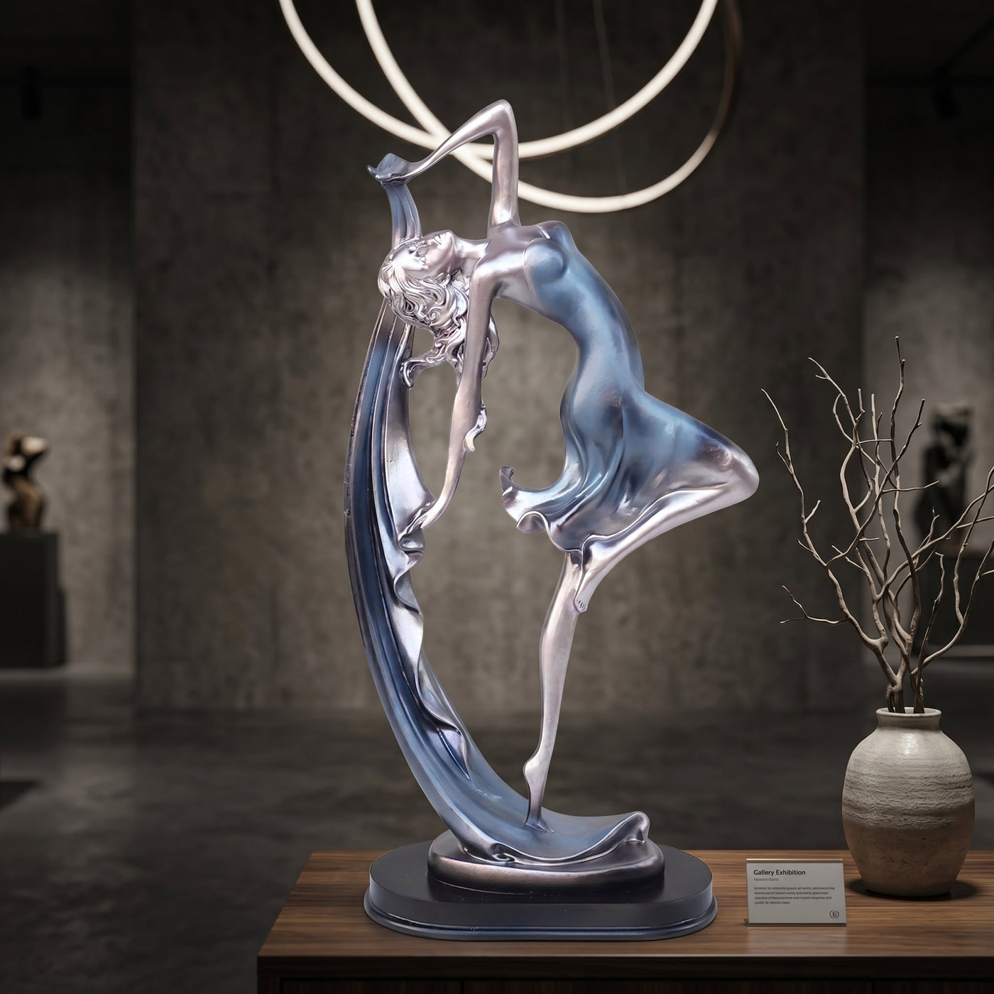 Ballet Dancer Statue Home Decor - Image 2