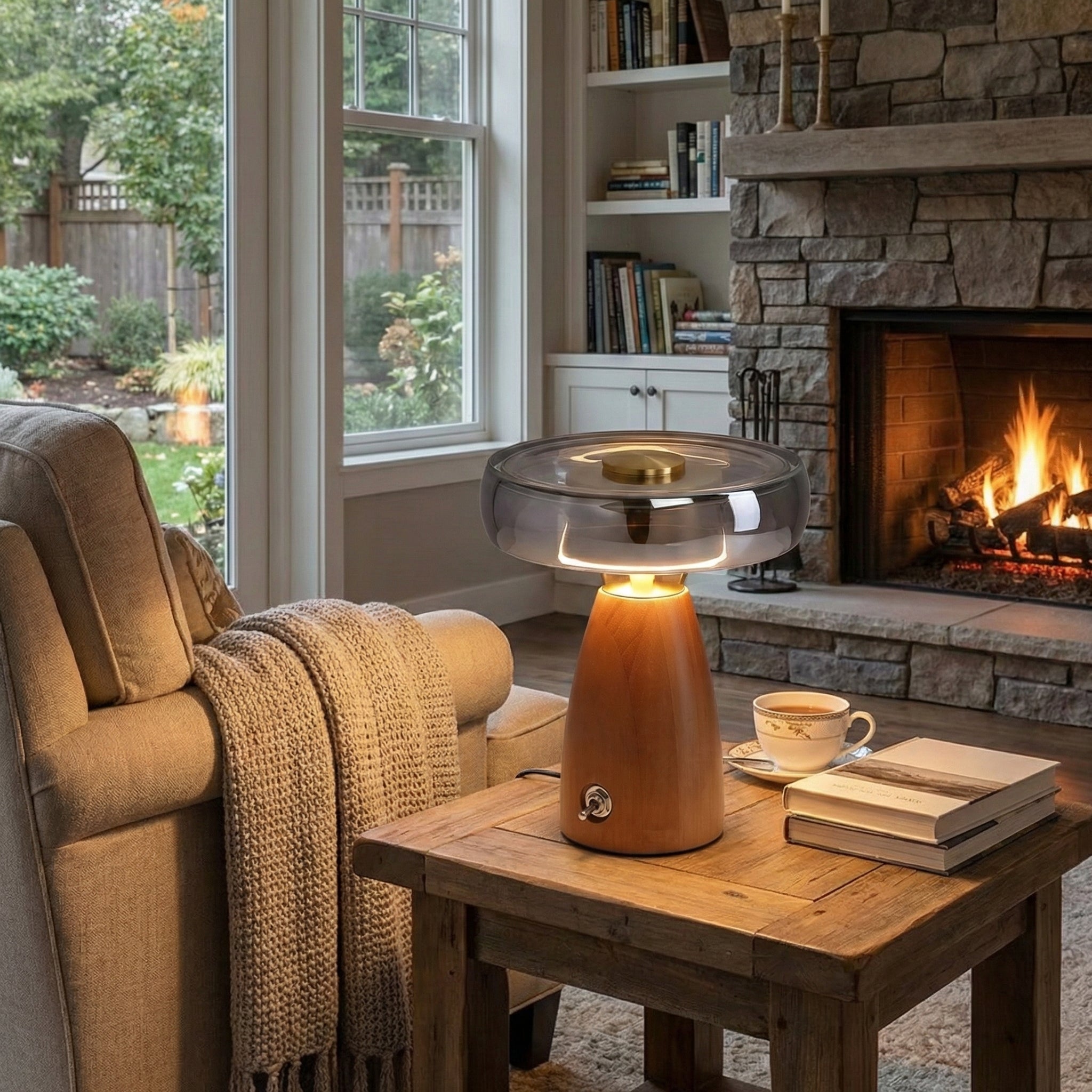 Glass Dome Ambient Table Lamp - Image 5