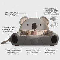 Lazy Koala Soft Slide Kids Bed - Image 6