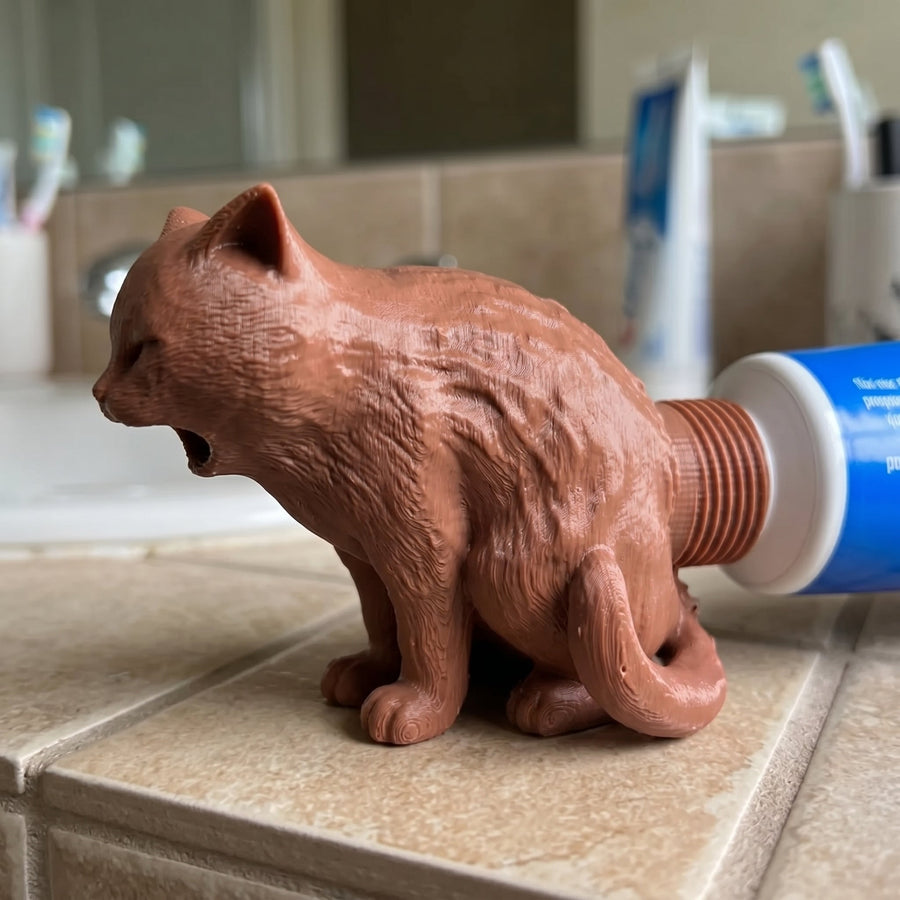 Hangover Cat Toothpaste Dispenser - Image 0