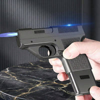 Gun Shape Secret Storage Jet Flame Lighter - Image 1