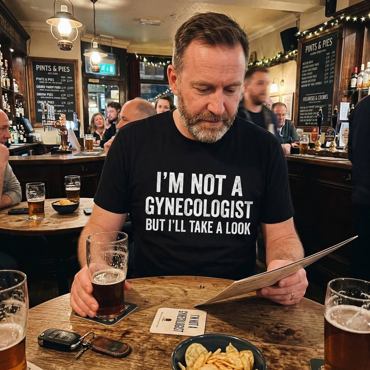 Not a Gynecologist Funny T-Shirt - Image 2