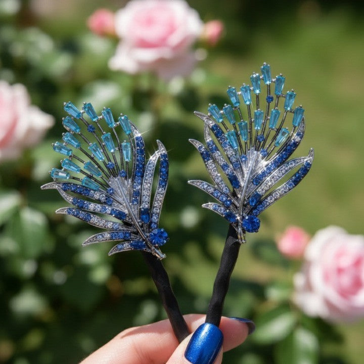 Aurora Feather Wing Hair Clip - Image 4