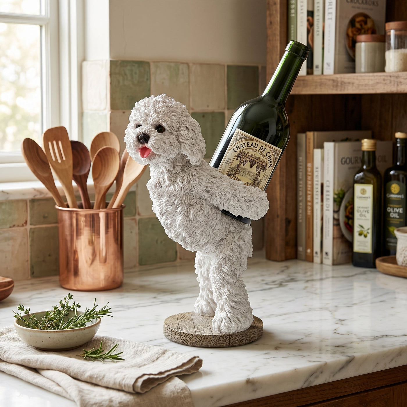 Party Puppy Wine Bottle Holder - Image 2