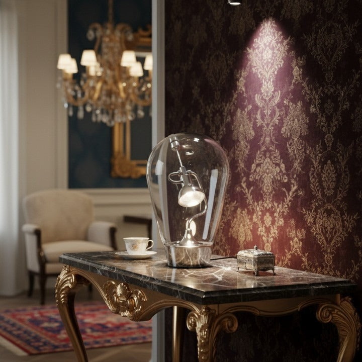 Glass Halo Sculptural Table Lamp - Image 6