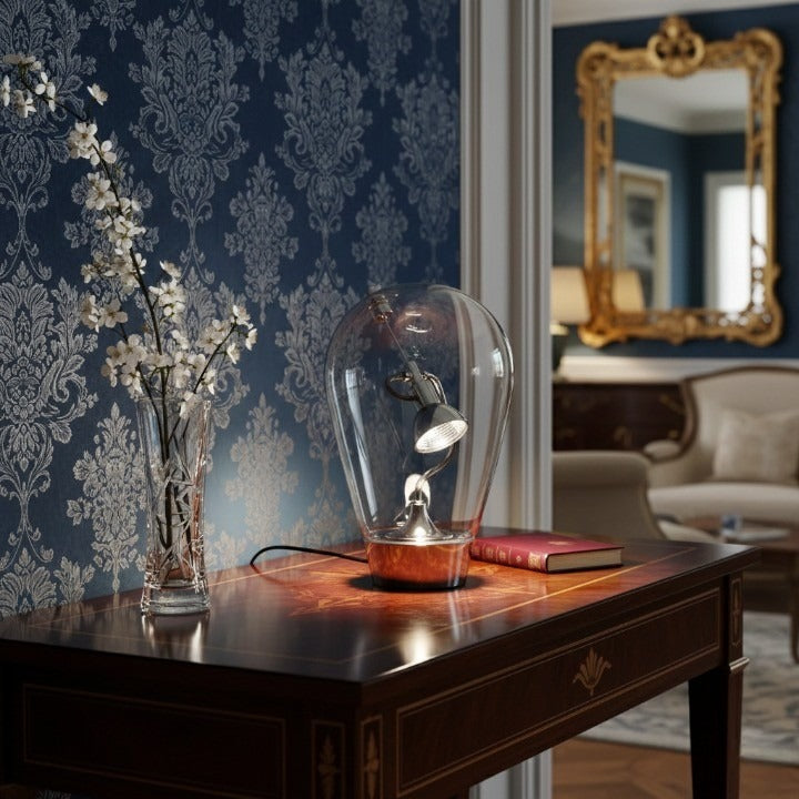 Glass Halo Sculptural Table Lamp - Image 2