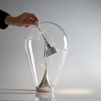 Glass Halo Sculptural Table Lamp - Image 4