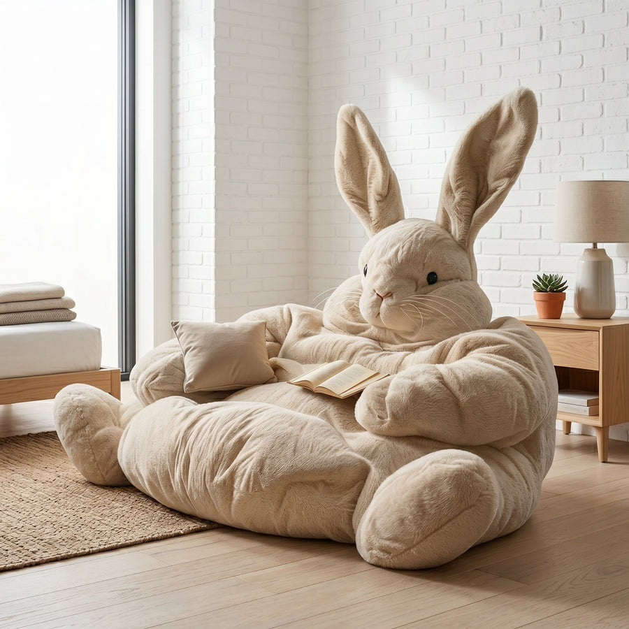 Cuddle Giant Plush Puppy Lounge Sofa - Image 6