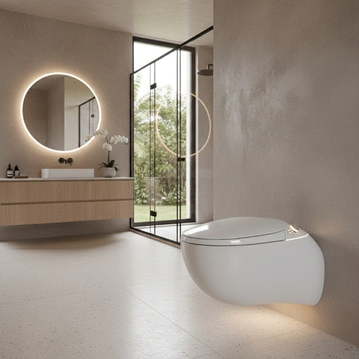 Japanese Style Floating Smart Modern Toilet - Image 3