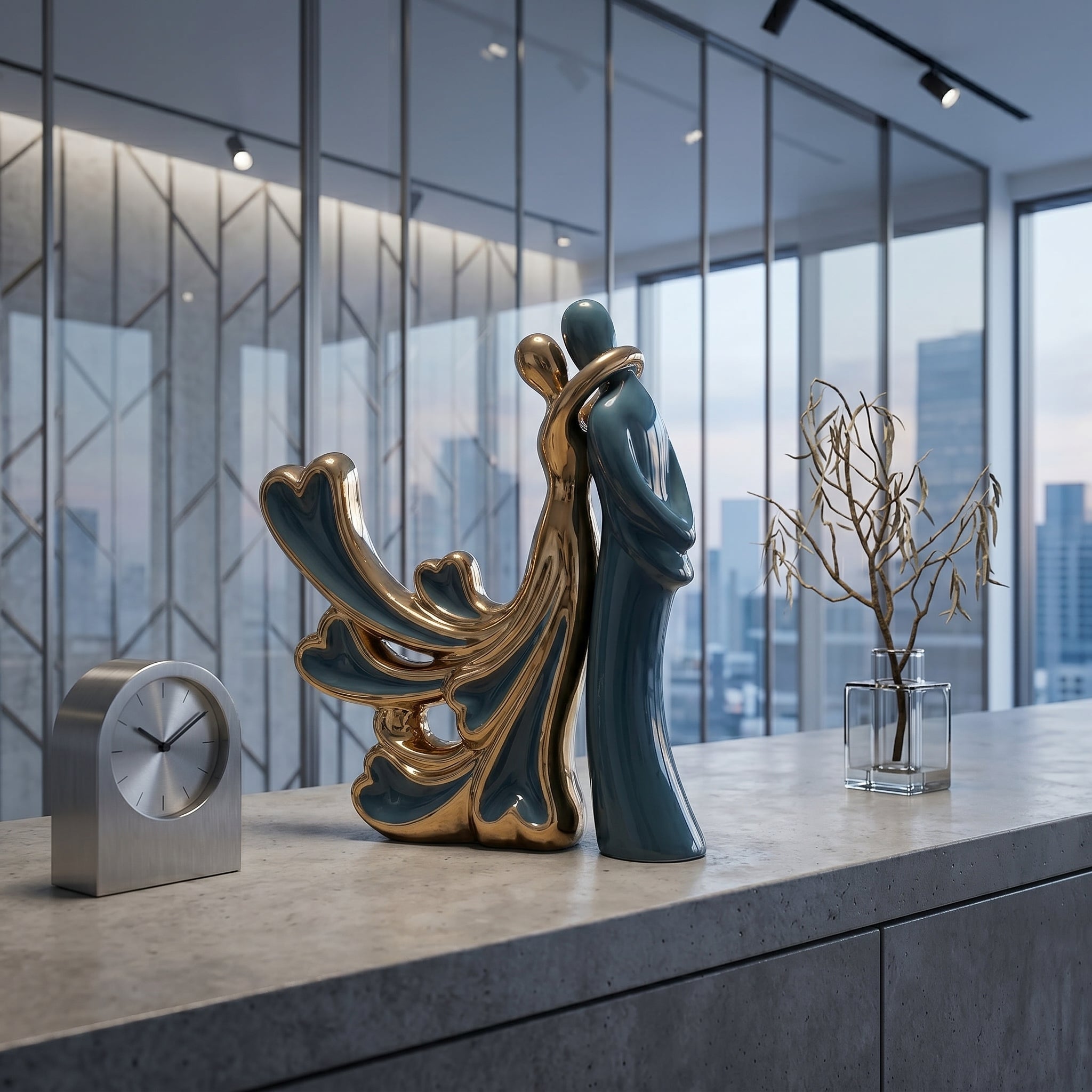 Romantic Couple Figurine Home Decor - Image 3