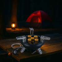 Portable Multi-Burner Quick Ignition Outdoor Gas Cooker