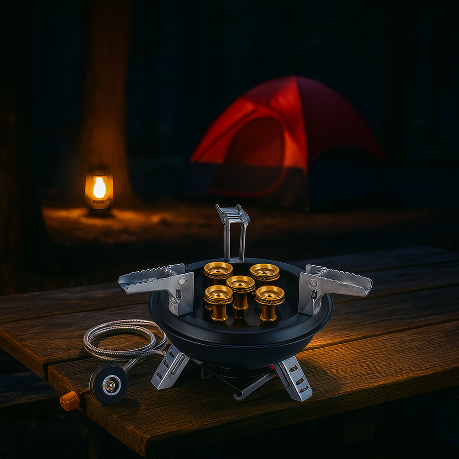 Portable Multi-Burner Quick Ignition Outdoor Gas Cooker - Image 3