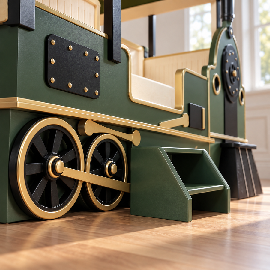 All Aboard Adventure Train Ride Kids Bed