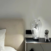 Glass Halo Sculptural Table Lamp - Image 3