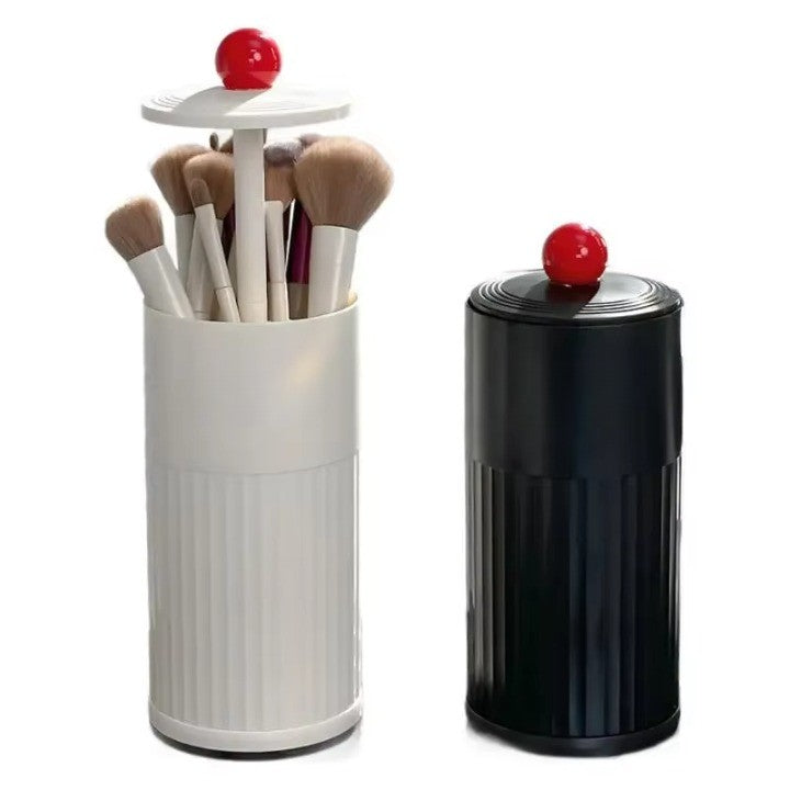 Automatic Pop-Up Cylindrical Makeup Brush Organizer - Image 3