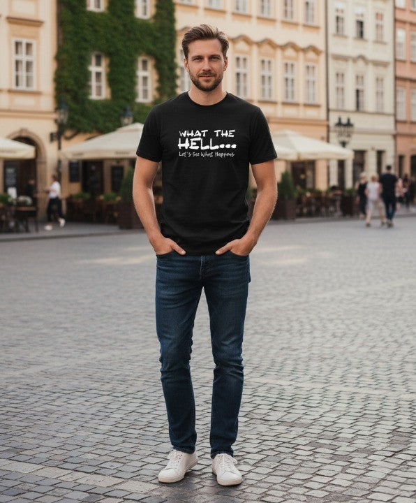 What The Hell Slogan T-Shirt - Image 2
