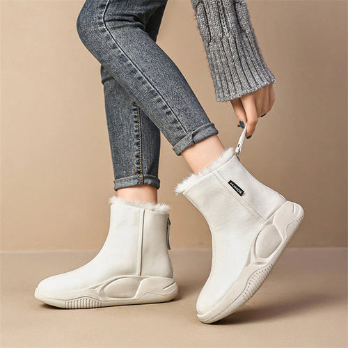 Snowbound Leather Snow Boots - Image 0