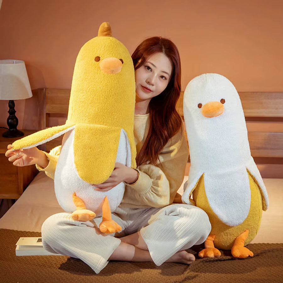 Banana Duck Plush Toy Pillow - Image 3
