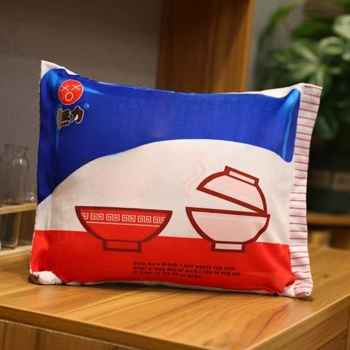 Comfort Food Noodle Snuggle Throw Blanket - Image 3