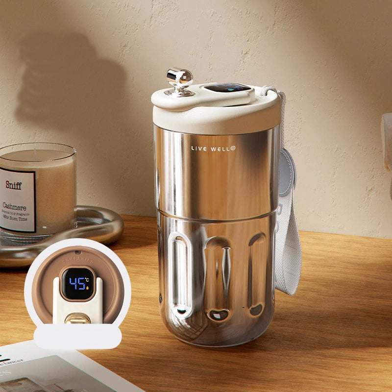 Portable Smart Stainless Steel Coffee Cup - Image 7